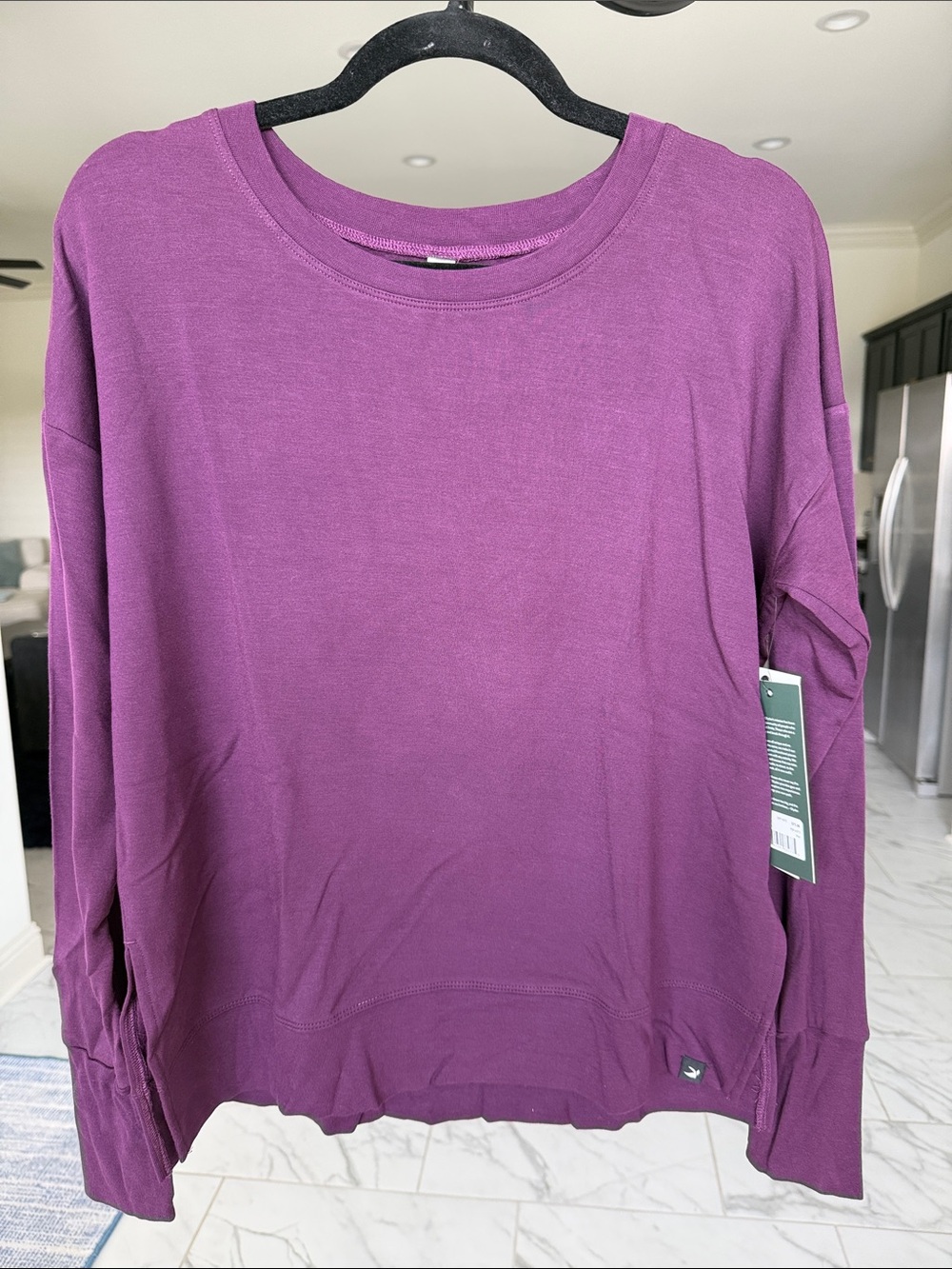 Glyder Relaxed Crewneck Sweatshirt in Purple